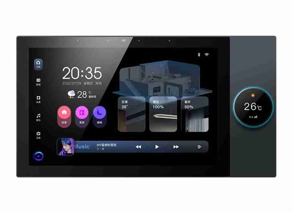 Smart home control panel, Integrated Controller